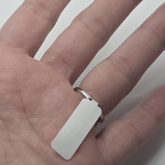 2ct MOISSANITE ADJUSTABLE RING Silver Diamond Ring - Picture 4 of 14